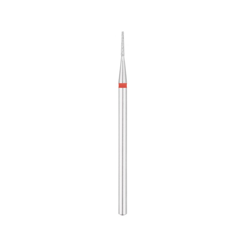 EXO PRO timanttikartio 1,0 mm – kynsijyrsimen jyrsinterä, hieno (punainen)