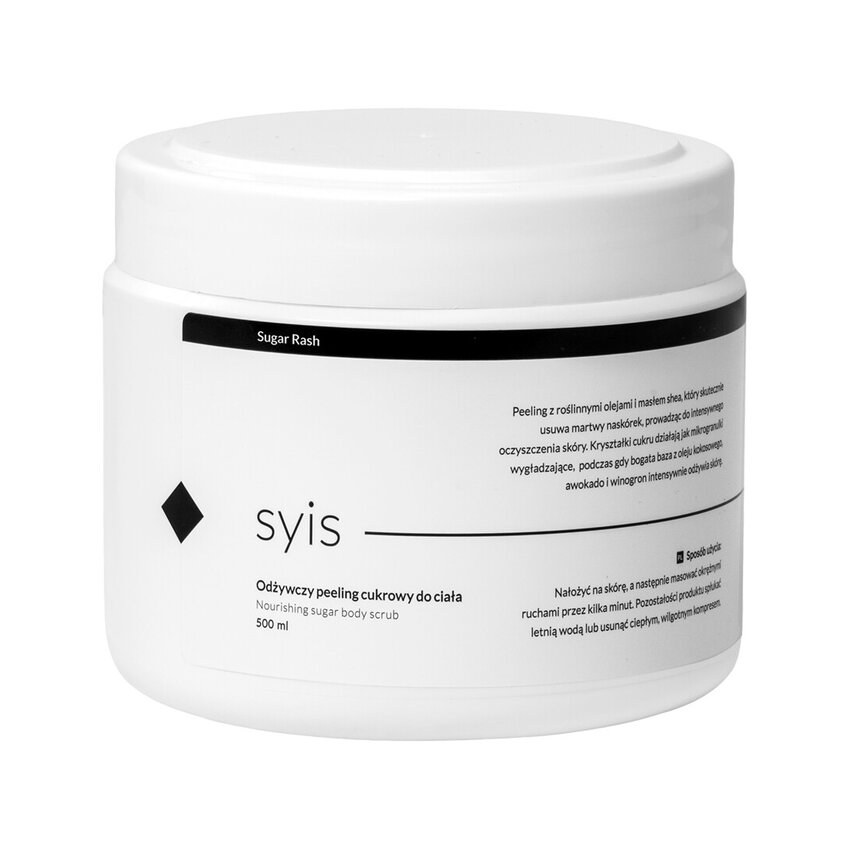 Syis Sugar Rash – sugar body scrub with shea butter 500 ml