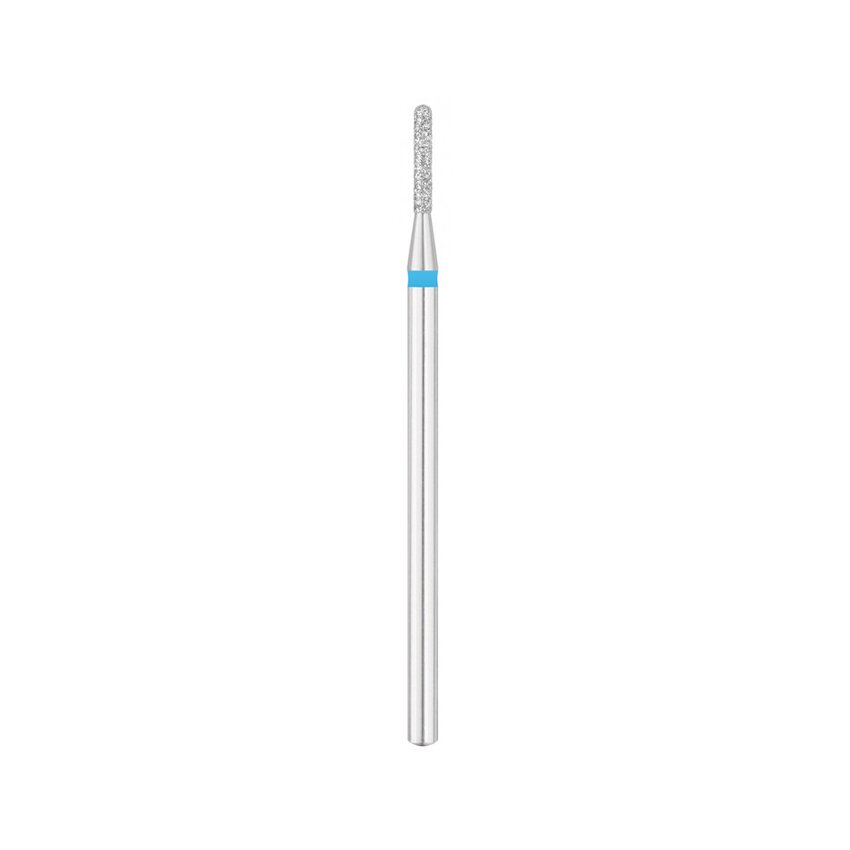 EXO PRO diamond bit, rounded cylinder Ø1.4 mm – nail drill bit, medium (blue)