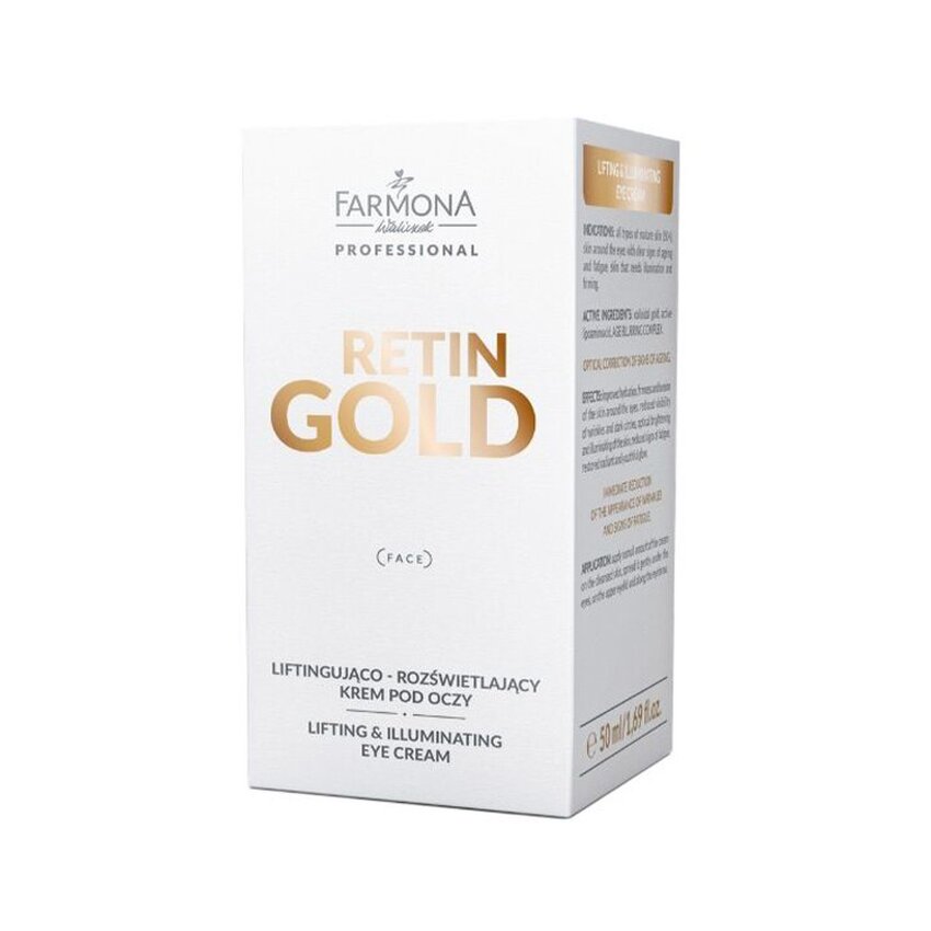 Farmona Retin Gold – lyftande och uppljusande ögonkräm 50 ml