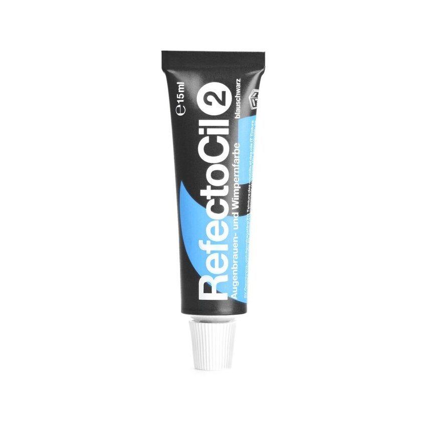 RefectoCil 2 Blue-Black – gel henna for brows and lashes, blue-black 15 ml