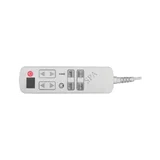 Spa cosmetic bed azzurro wood 815b heated light grey
