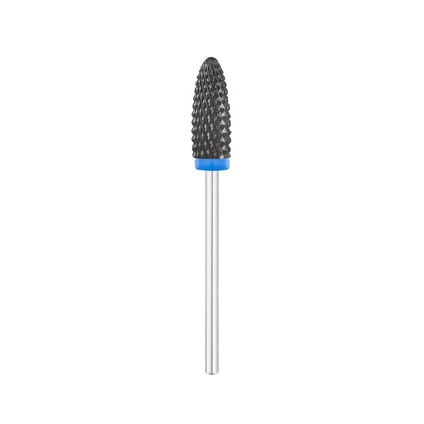 EXO Ceramic Black – keramisk fräs, oval Ø 6,0 mm, medium (blå)