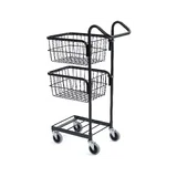 Minivagn svart med två korgar
