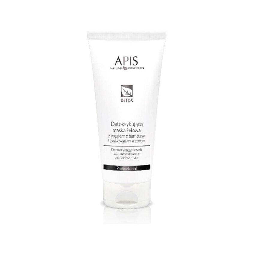Apis Detoxifying Gel Mask – gelmaske med bambuskul og ioniseret sølv 200 ml