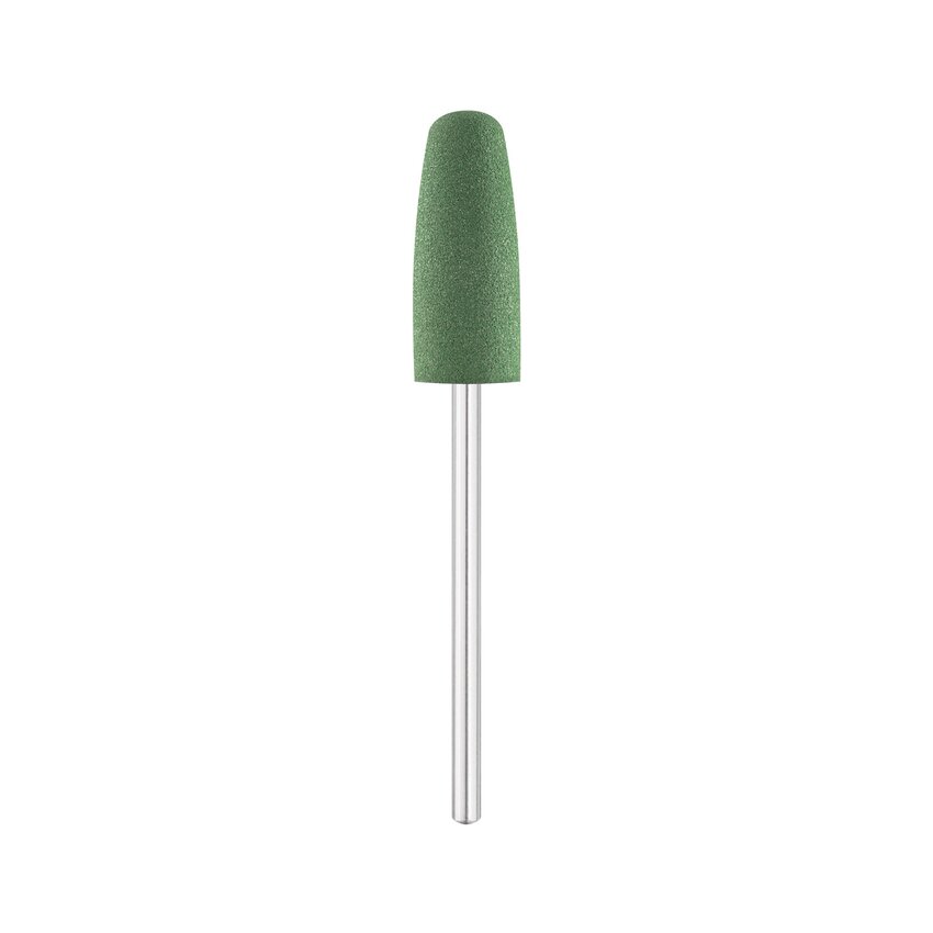 EXO gummifræser grøn, afrundet cylinder Ø 8,0 mm (320) – polerbit til neglefræser