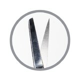 Podoland – suorat jalkahoitosakset sidetarvikkeille ja teipeille, 14 cm