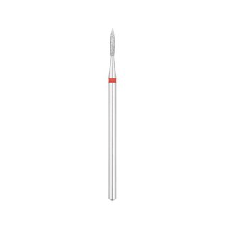 EXO PRO timanttijyrsin, liekki Ø1,6 mm – jyrsinterä kynsijyrsimeen, hieno (punainen)