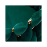 4Rico Velvet Makeup Chair QS-GW06G - Green