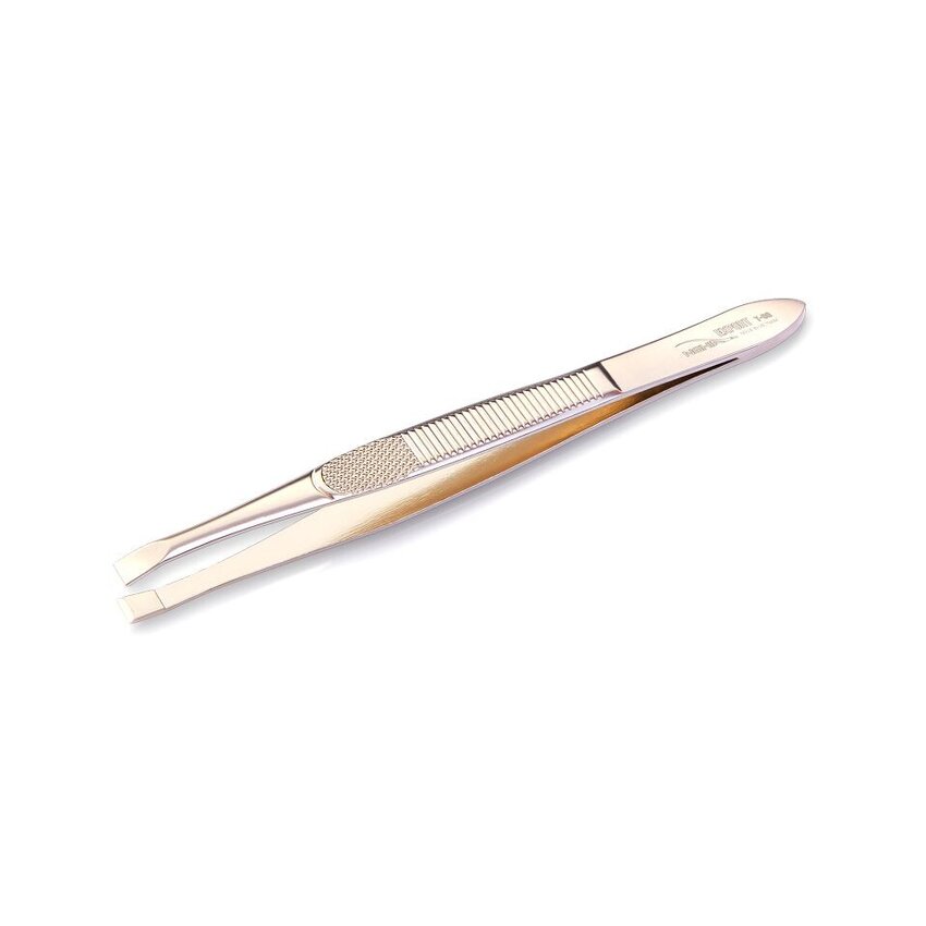Nghia Export T-08 – straight tweezers, 9 cm