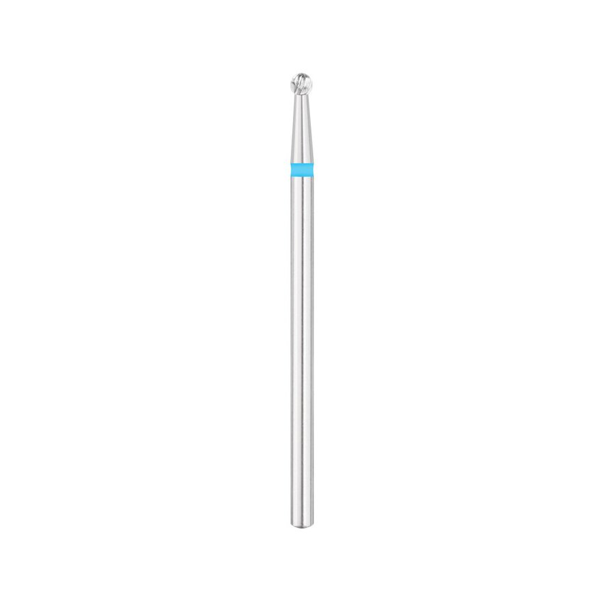 EXO Pro carbide nail drill bit, ball – Ø 2.3 mm, medium (blue)
