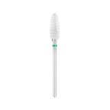 EXO PRO keramisk fræser, oval Ø6,0 mm – bit til neglefræser, grov (grøn)