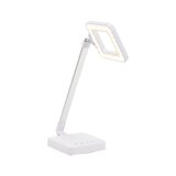 Elegante Square 804 – LED-skrivebordslampe 6 W, hvid