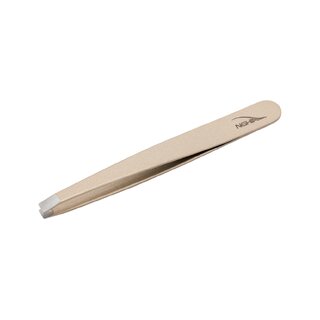 Nghia Export N.404 – pincett med rak spets, guld, 9,5 cm
