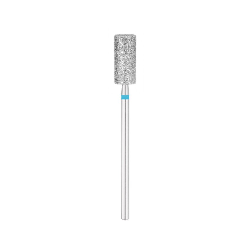 EXO PRO diamantfræser, cylinder Ø6,0 mm – bit til neglefræser, medium (blå)