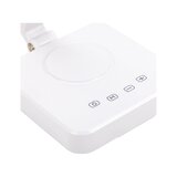 Elegante Square 804 – LED-skrivebordslampe 6 W, hvid
