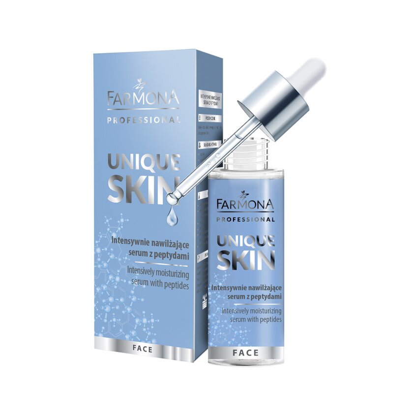 Farmona Unique Skin Intensive Moisturizing Serum Peptides – fugtgivende serum med peptider 30 ml