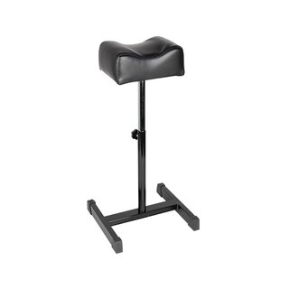 Bell pedicure footrest – adjustable 45–70 cm, black