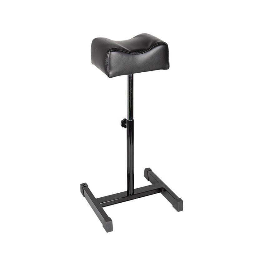Fodstøtte Bell til pedicure – justerbar 45–70 cm, sort