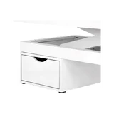 Lit spa Azzurro 815b en blanc brillant