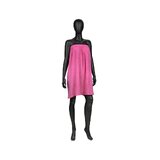Terry salon cape – pink, 70 x 150 cm