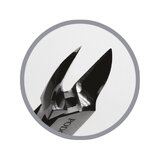 Podoland 01 – straight pointed nippers for ingrown nails, 18 mm edge