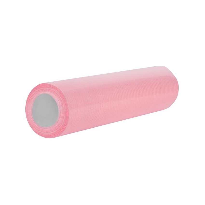 Engångsduk på rulle 33 cm x 19,2 m – perforerad, rosa, 40 ark