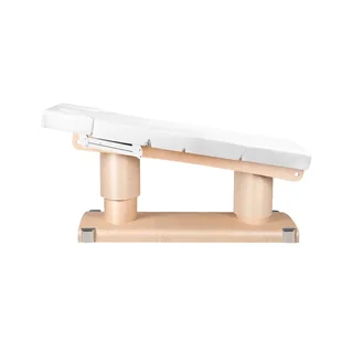 Table de massage électrique Azzurro 838 4 Strong, blanche et chauffante