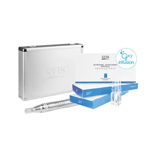 Stylo à micro-aiguilles + 05 argent + coffret cosmétique Syis