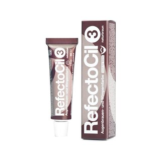 RefectoCil 3 Natural Brown – gelhenna för bryn och fransar, naturbrun 15 ml