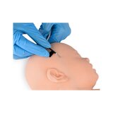 Infant injection head for scalp vein puncture training