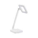Elegante Square 804 – LED-skrivebordslampe 6 W, hvid
