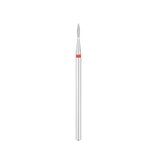 EXO PRO diamantfräs, flamma Ø1,8 mm – fräsbit för nagelfräs, fin (röd)