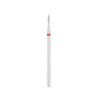 EXO PRO timanttijyrsin, liekki Ø1,8 mm – jyrsinterä kynsijyrsimeen, hieno (punainen)