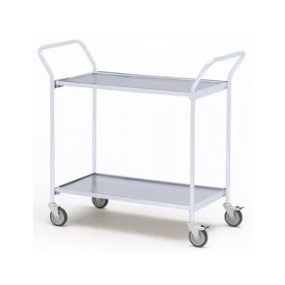 Bordvogn med to håndtag, 2 hylder