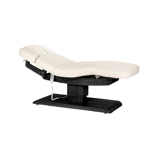 Lit de soin Sillon Relax - Spa - couleur crème avec base noire