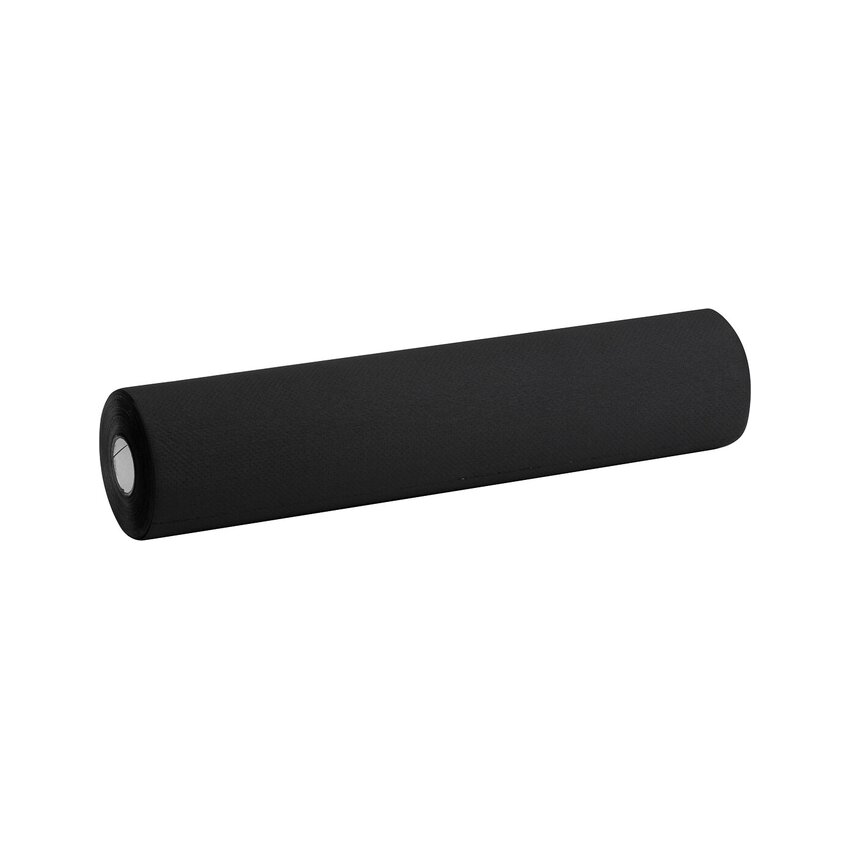 Kertakäyttöinen laminoitu paperiliina rullalla 50 cm x 40 m – rei'itetty, musta