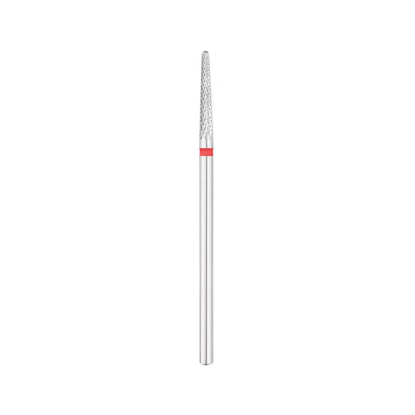EXO Pro hårdmetalfræser, kegle – Ø 2,3 mm, L 14,0 mm, fin (rød)
