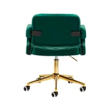 4Rico Makeup chair with wheels QS-OF213G green