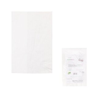 Naturline bomullsdukar 20 x 30 cm – kosmetiska engångsdukar, vita, 100 st