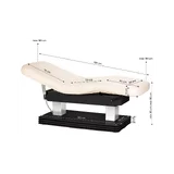SPA loungeseng Sillon Comfort cremefarvet med sort bund