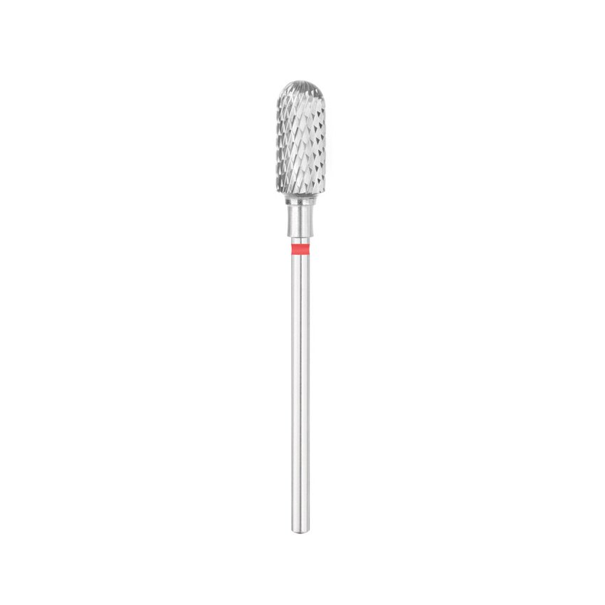 EXO Pro hårdmetalfræser, afrundet cylinder – Ø 6,0 mm, L 14,0 mm, fin (rød)