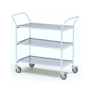 Bordvogn med to håndtag, 3 hylder