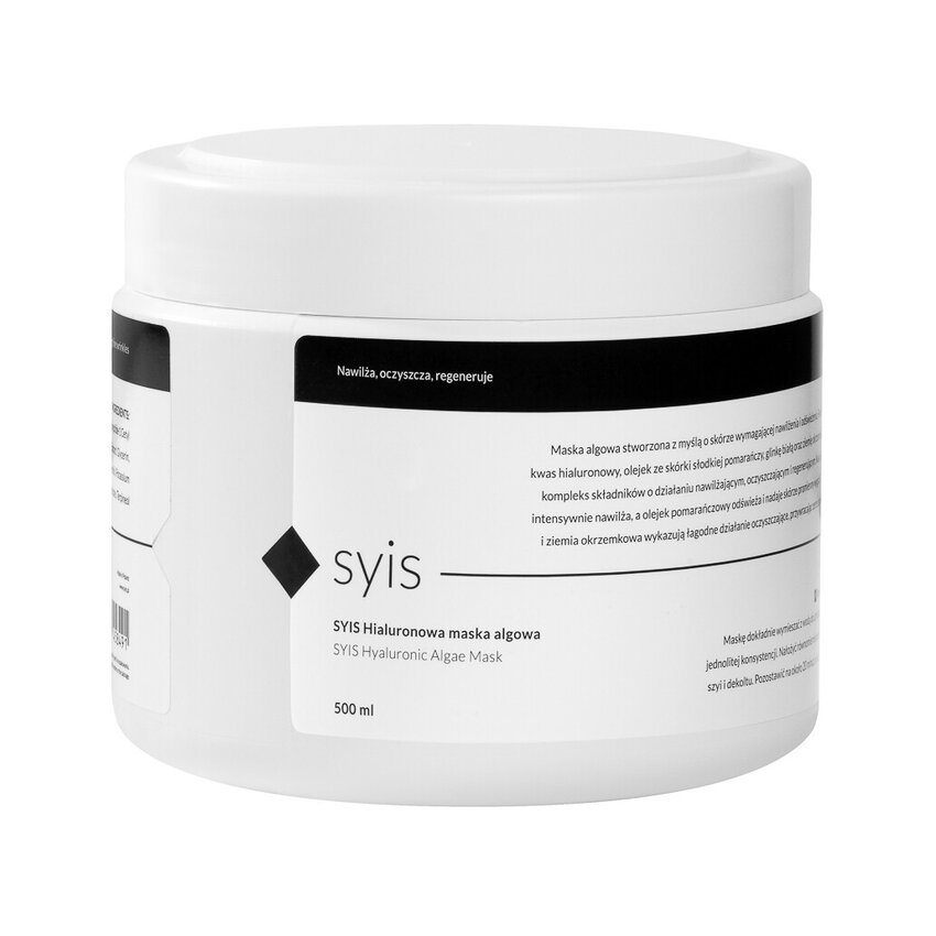 Syis Hyaluronic Algae Mask – algemaske med hyaluronsyre 500 ml