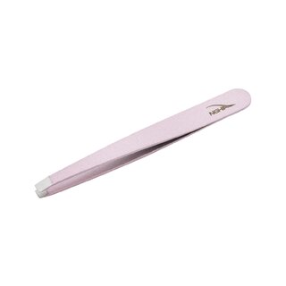 Nghia Export N.404 – pincett med rak spets, rosa, 9,5 cm