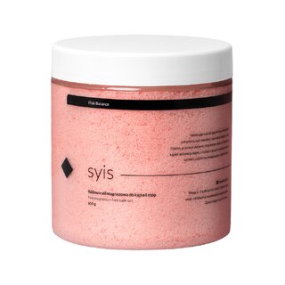 Syis Pink Balance – fodbadesalt med magnesium og duft af skovbær 600 g