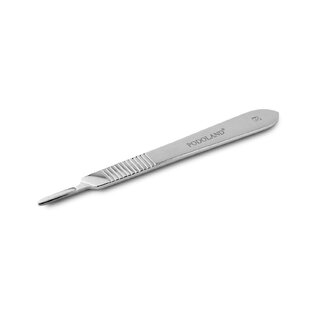 Podoland scalpel handle no. 3 – for blades 10–17, 12.3 cm