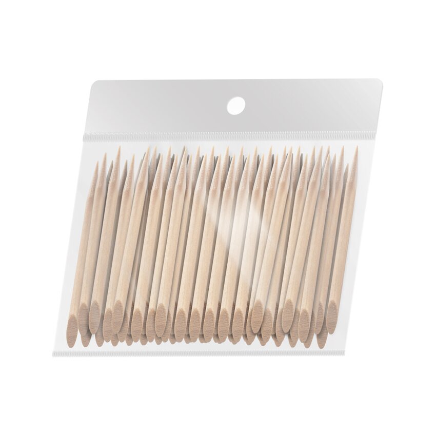 Ocho Nails træpinde til manicure – 6,5 cm, 100 stk.