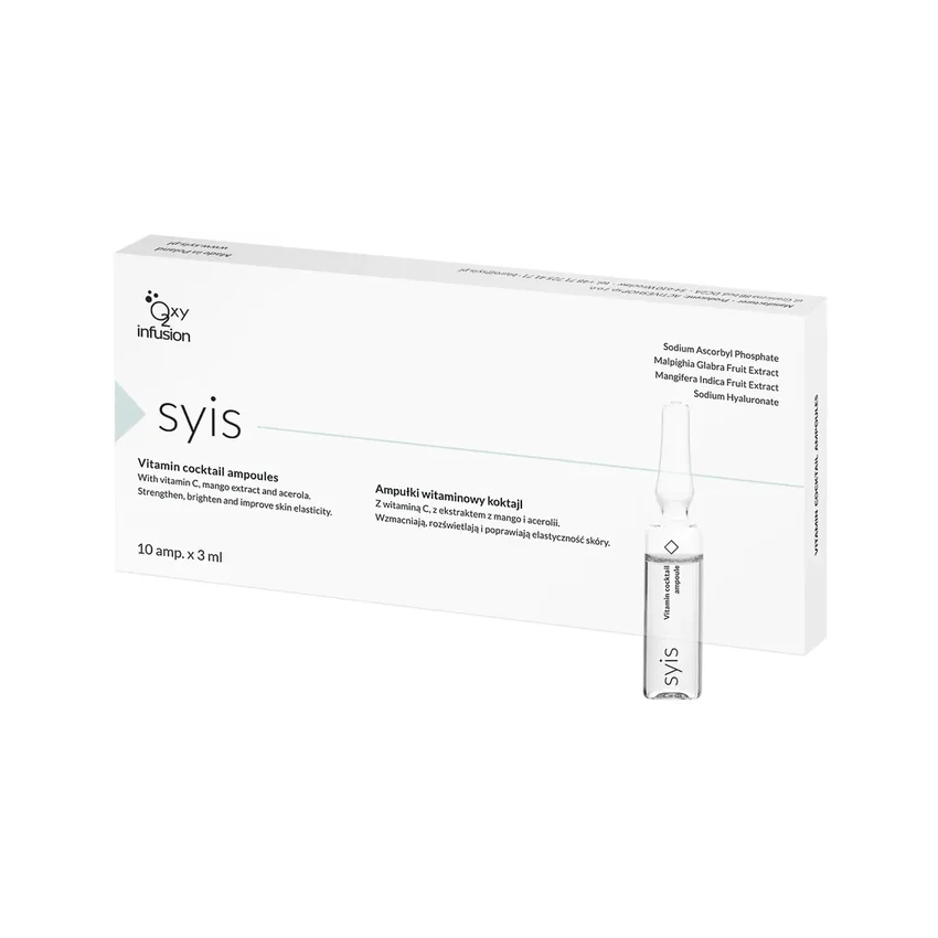 Syis ampoules cocktail vitaminé 10 x 3 ml