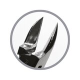 Podoland 01 – straight pointed nippers for ingrown nails, 18 mm edge